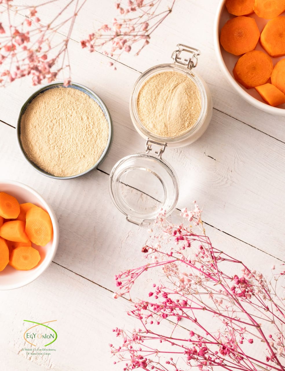 250g Dried carrot powder